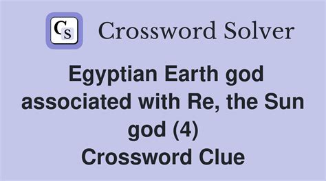 sun god crossword clue|Sun god from Egyptian Mythology (4) Crossword Clue